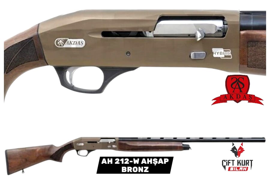 AKDAŞ HYBRİT AH212 W AHŞAP BRONZ YİVSİZ AV TÜFEĞİ